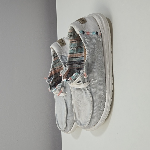 Hey Dude Grey BoHo Wendy Casual Shoe - Picture 4 of 8